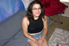 amateur teen nude with glasses