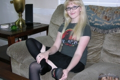 Blond Nerd Teen Nude