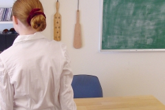 Hairy School Girl Teen Nichole Gets Spanked By Her Teacher