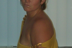 Kinky Florida Amateur Milf Toni Faye Golden Dress And Glass Dildo
