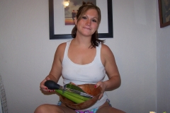 milf fucking veggies