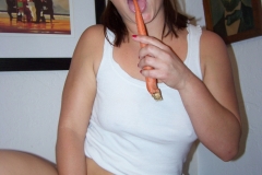 milf fucking veggies
