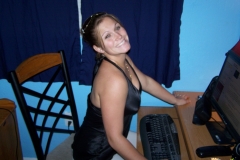 amateur milf flashing at work
